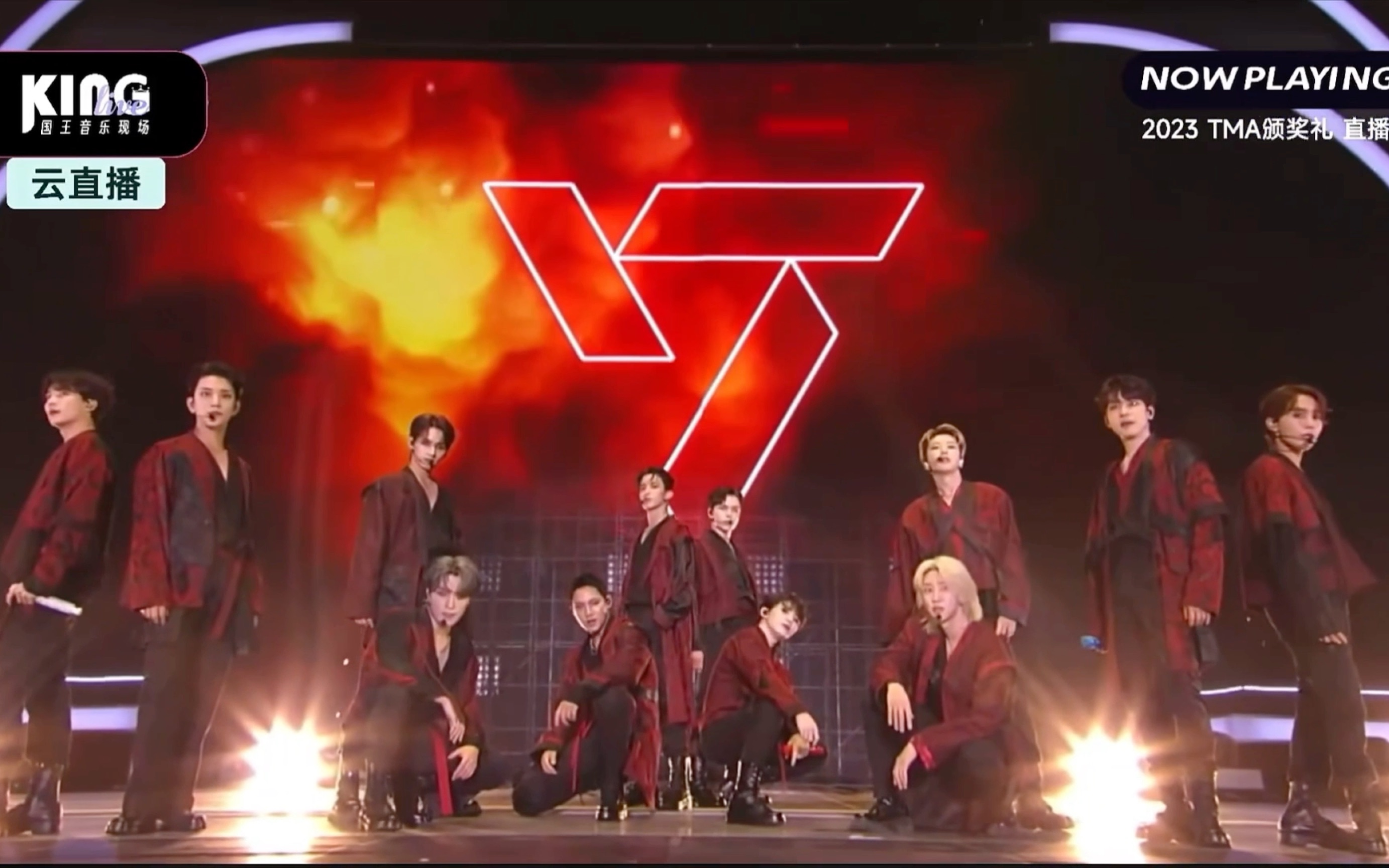 [图]SEVENTEEN 2023TMA颁奖礼 F*ck+super 演唱+领奖+安可