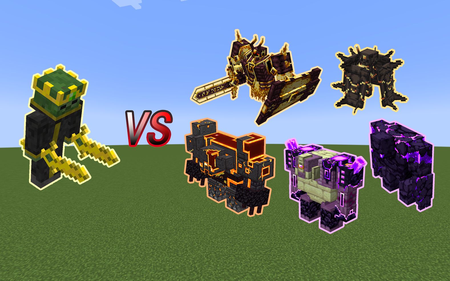 【mc模组乱斗】新版战死者 vs 灾变【1.16.5】