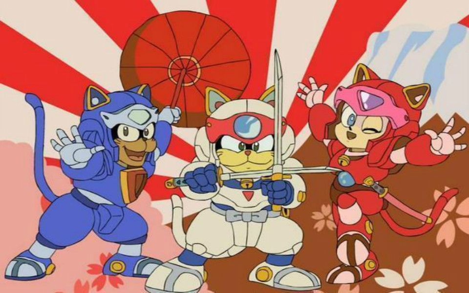 fc游戏忍者猫汉化版一命通关终于懂游戏剧情了