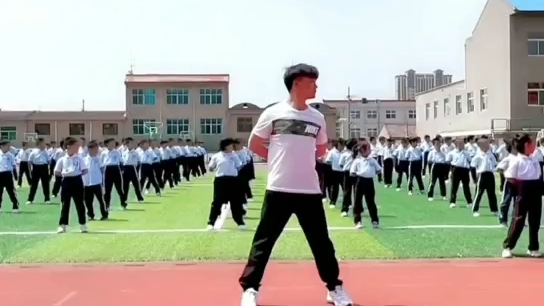 [图]《精忠报国》小学生武术操