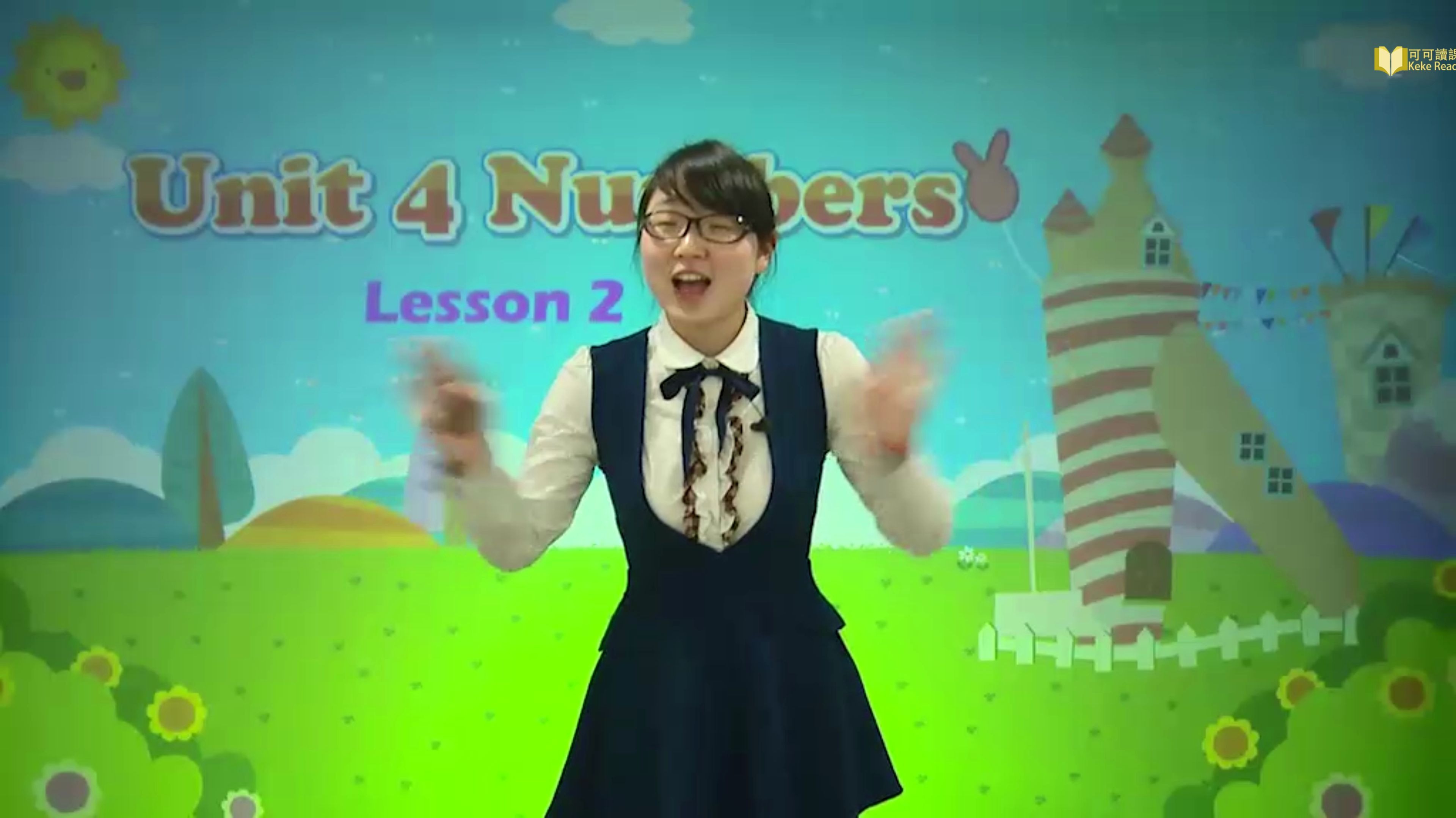 [图]小学英语一年级上册（新起点）Unit 4-3 Numbers lesson 2