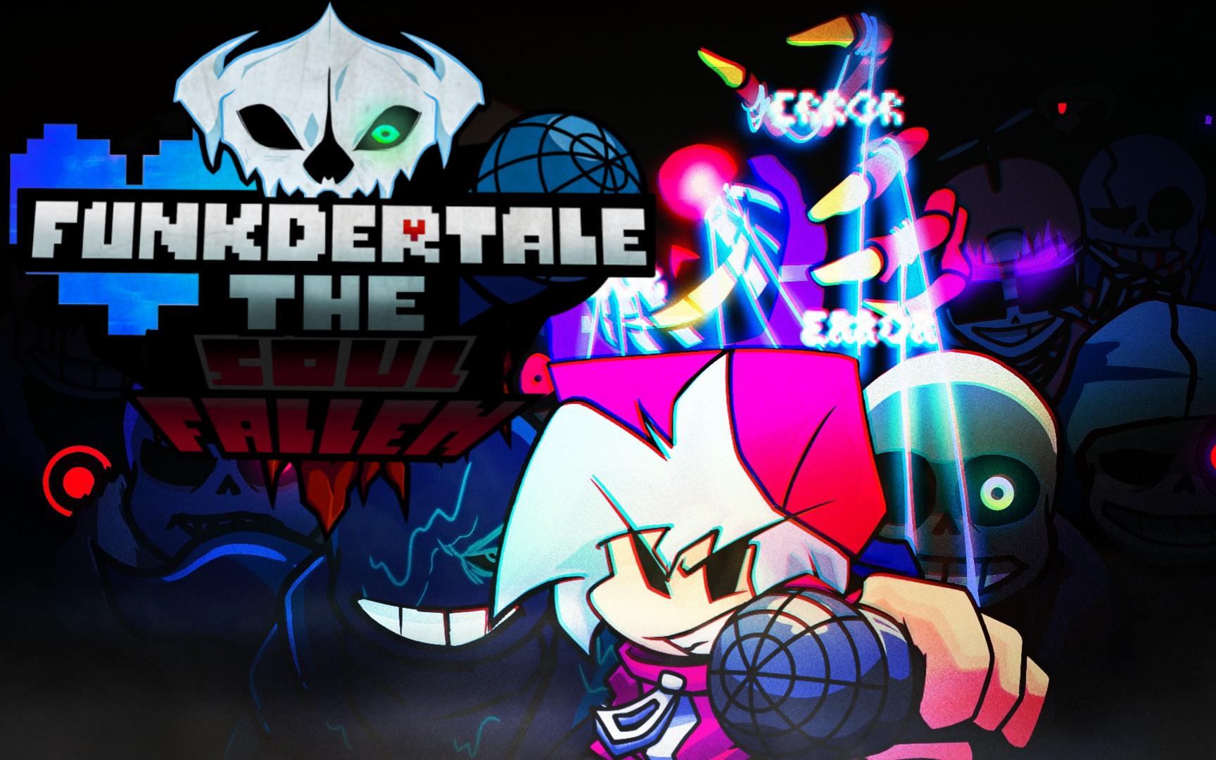 [图]【FNF X UT 超难模组】Funkdertale: The soul fallen 全流程演示！！！