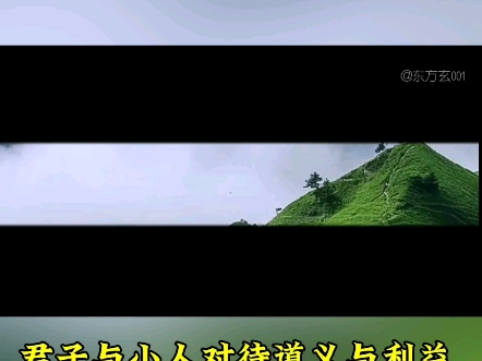 君子与小人对待道义与利益 到底有什么不一样呢?哔哩哔哩bilibili