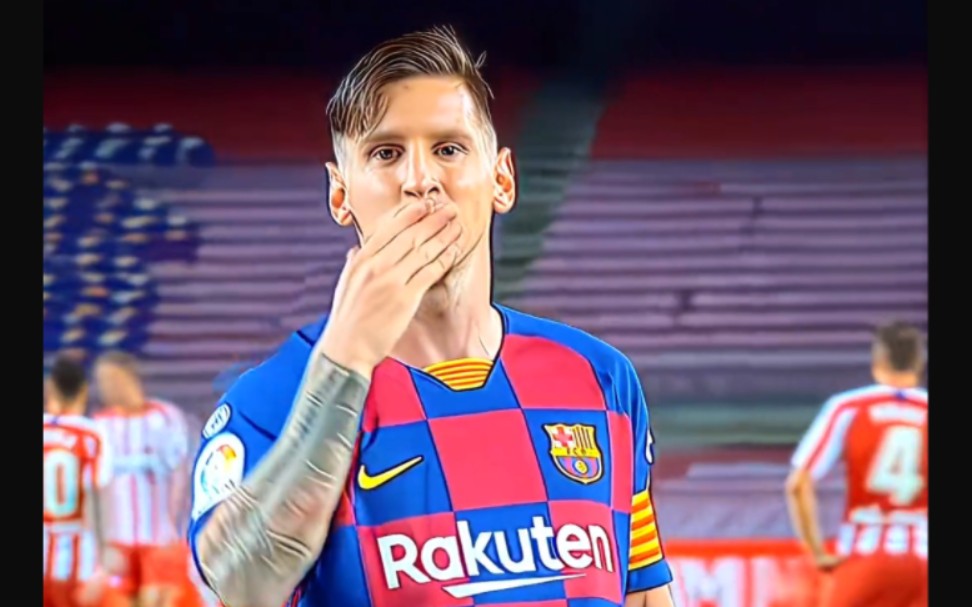 梅西经典庆祝动作!