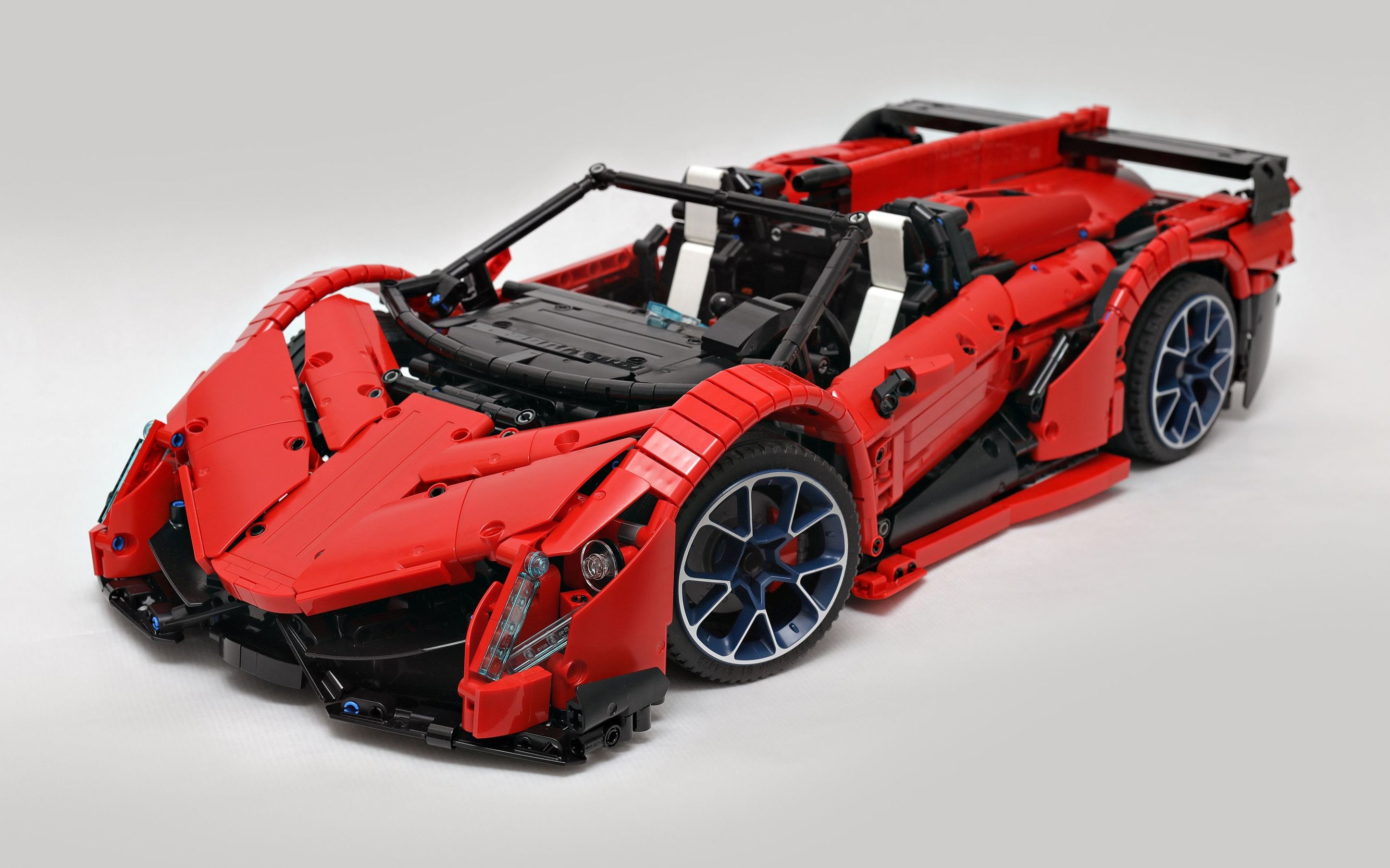 lego乐高 technic科技/机械 moc 兰博基尼 毒药 敞篷跑车_哔哩哔哩