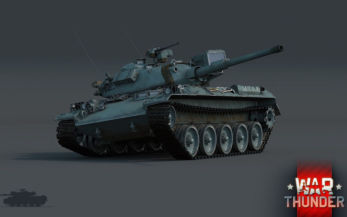 warthunder战争雷霆日本74式主战坦克