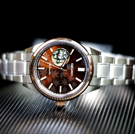 seiko/精工 红叶 scve056 ssde006自动机械镂空表