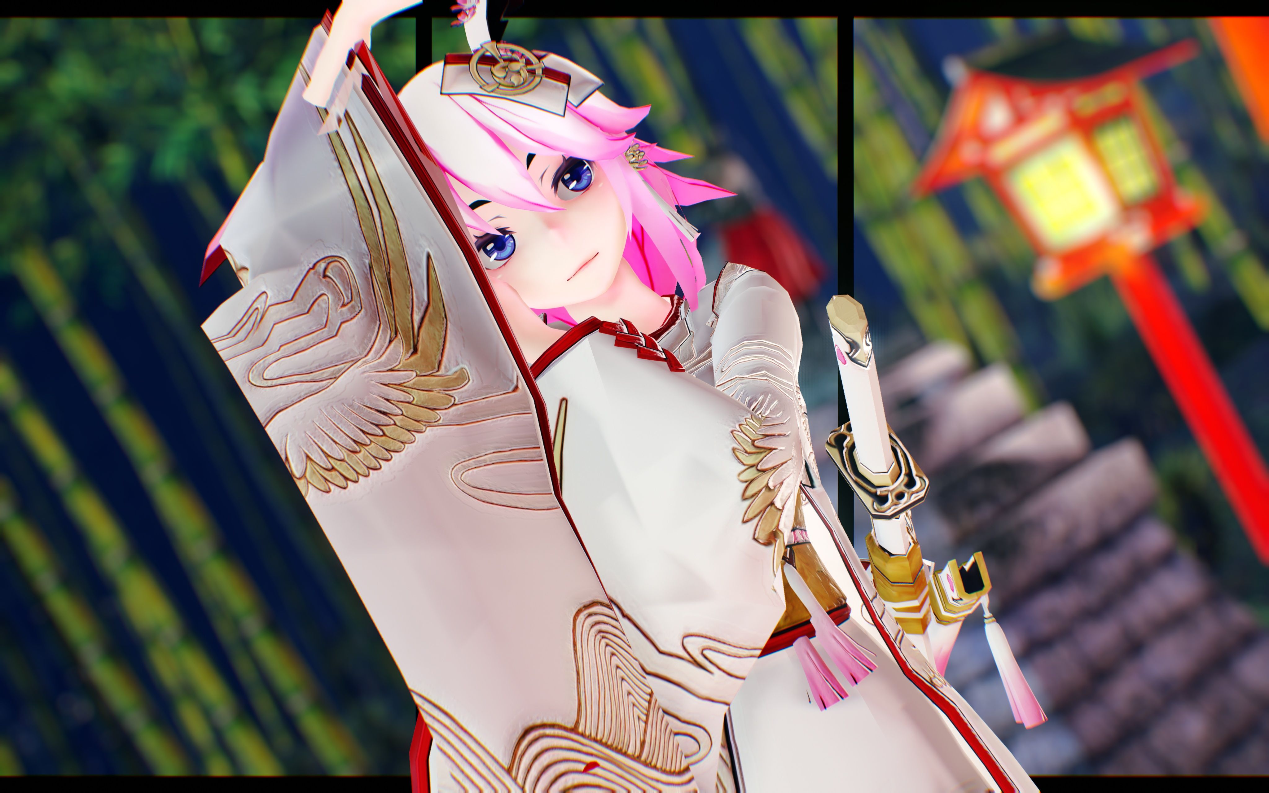 【全面屏/裸眼3d跃屏】八重樱·无垢莲华 - 桃源恋歌 2k/60fps