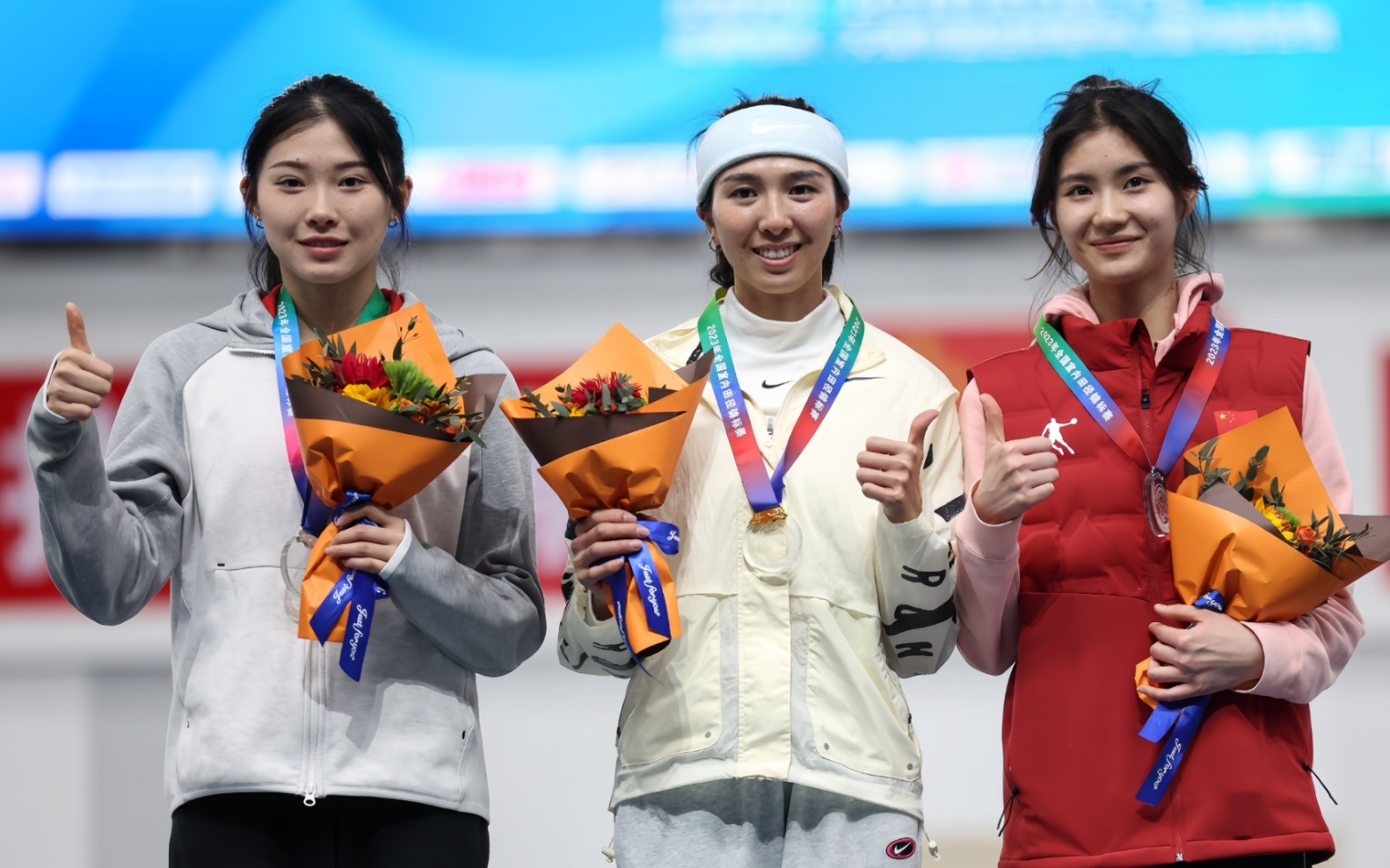 中国田径三位女神你最喜欢哪一位#林雨薇 #夏思凝 #吴艳妮