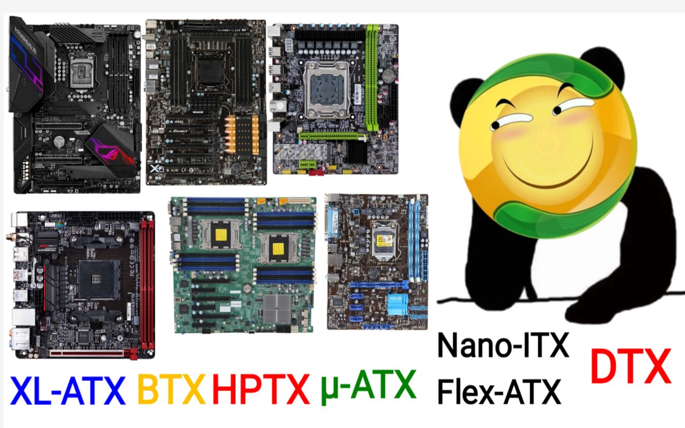 只知道ATX MATX ITX?史上最全主板规格科普【非标题党】哔哩哔哩bilibili