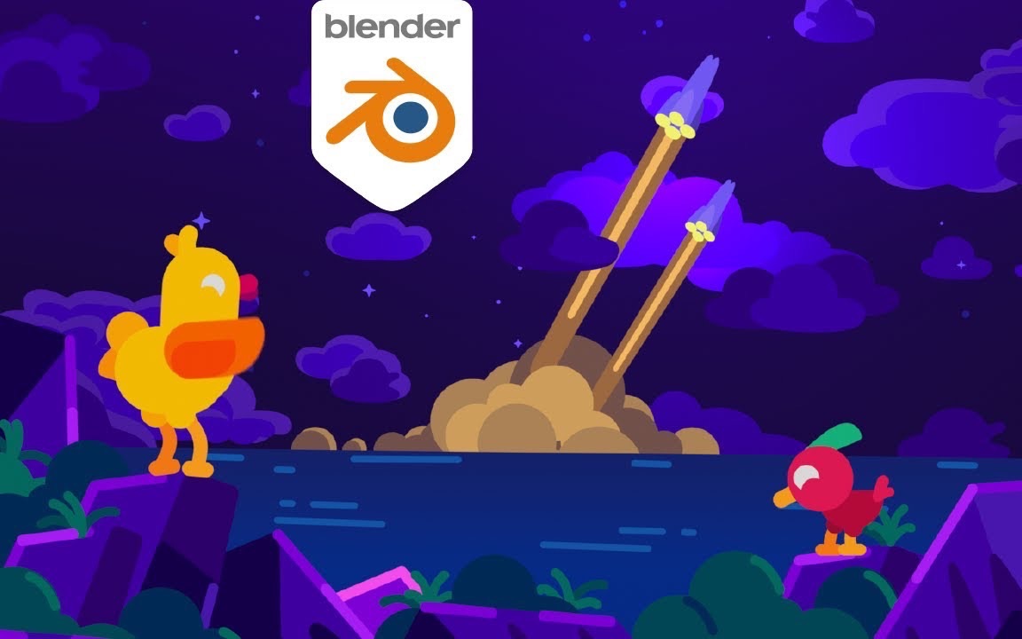 Blender制作2D动画的技巧哔哩哔哩bilibili