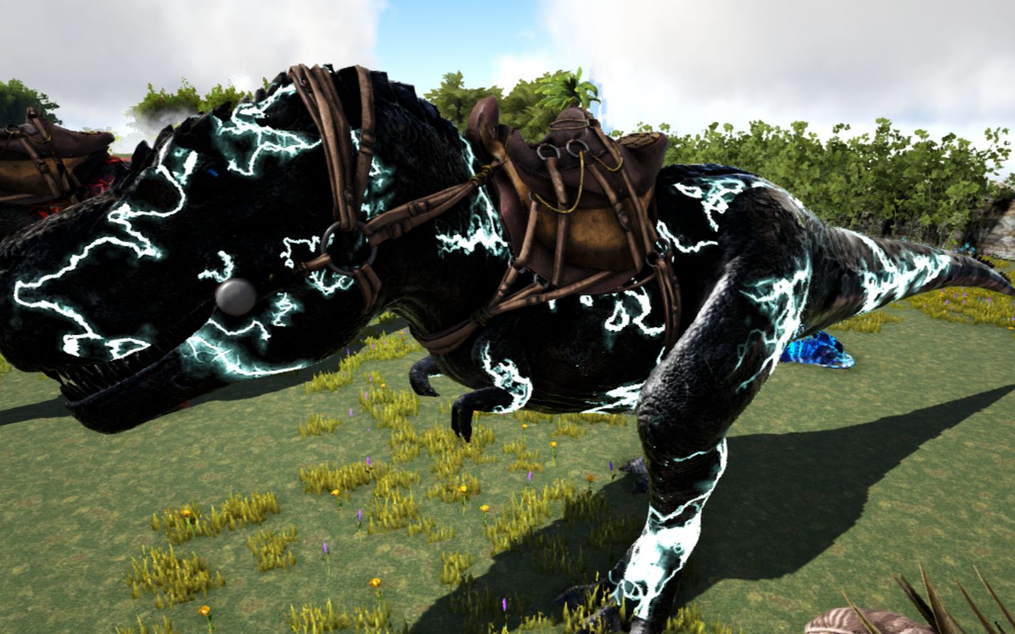 【暗墨】 会发电的霸王龙 用雷电来战斗 方舟生存进化帕格纳西亚 21