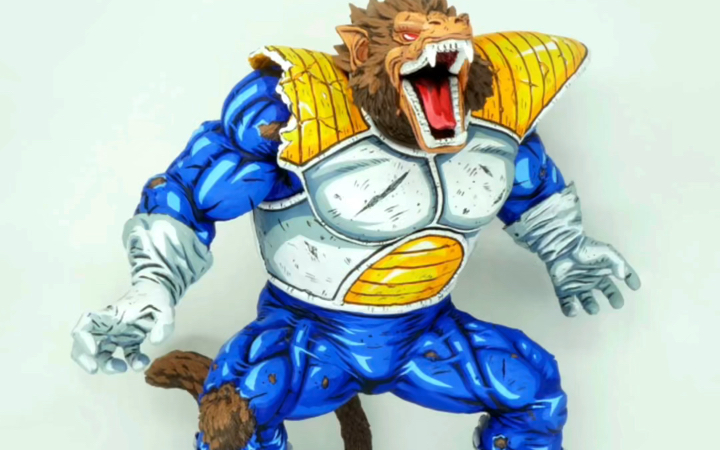 漫画色重涂一番赏贝吉塔大猿