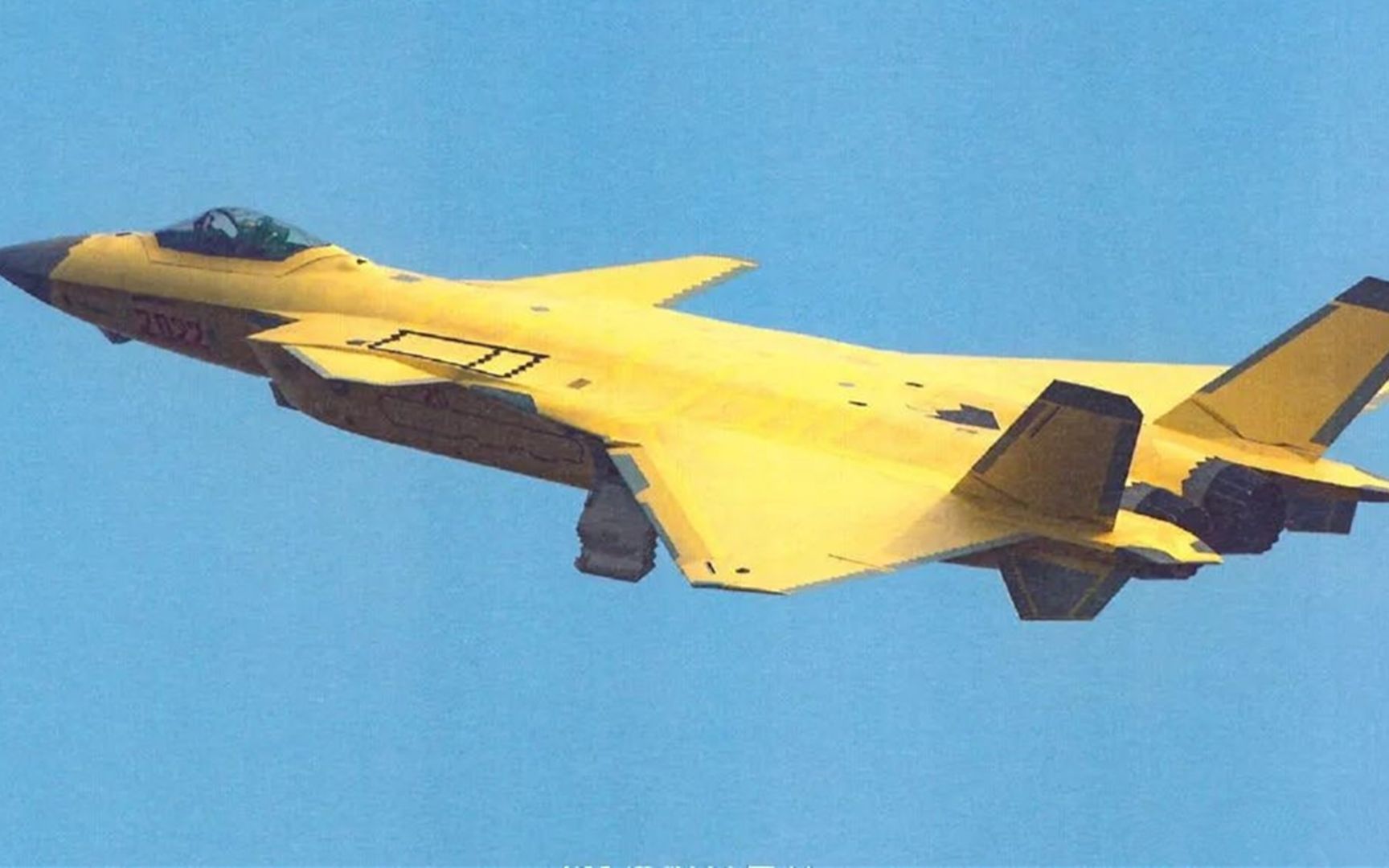 最新歼20战机亮相,机身左侧发生明显变化,已安装30毫米机炮?