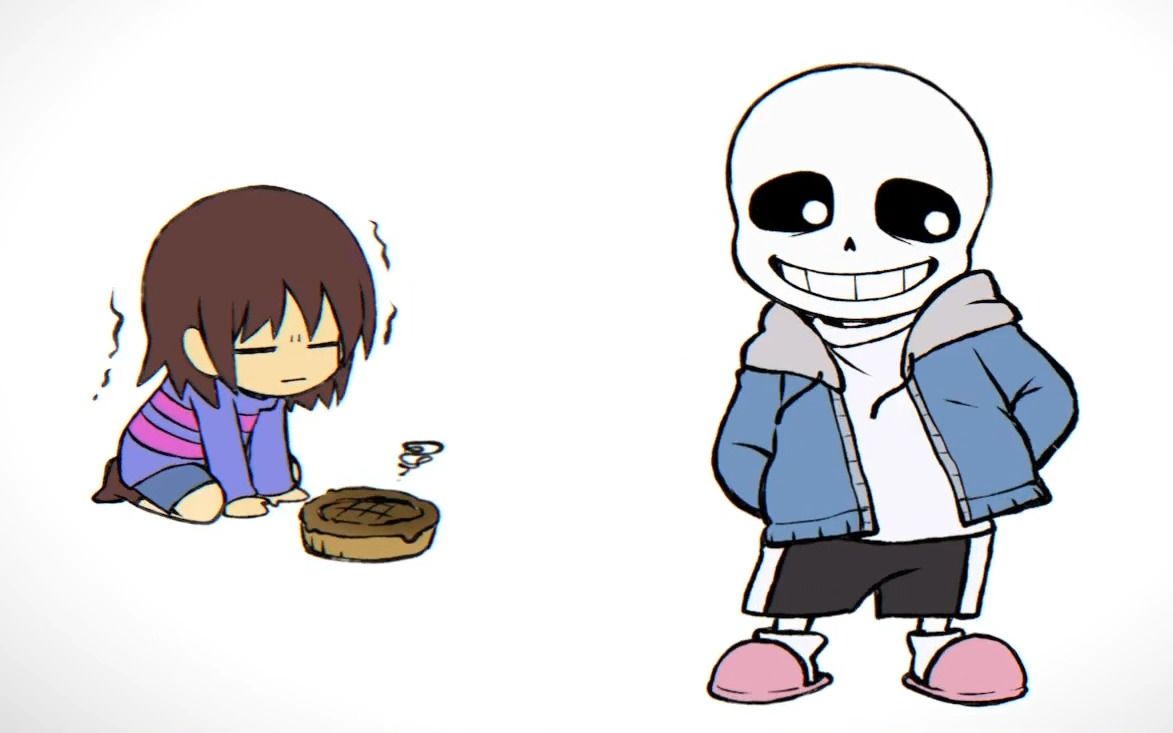 【undertale动画/中文字幕】sans把面包烤焦了