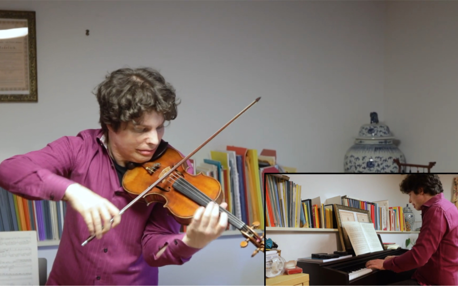 [图]奥古斯丁 & 爱的喜悦-克莱斯勒 - 小提琴 Augustin Hadelich-Kreisler's Liebesfreud & Violin Piano