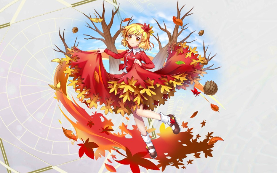 东方lostword角色攻击动画全符卡秋静叶