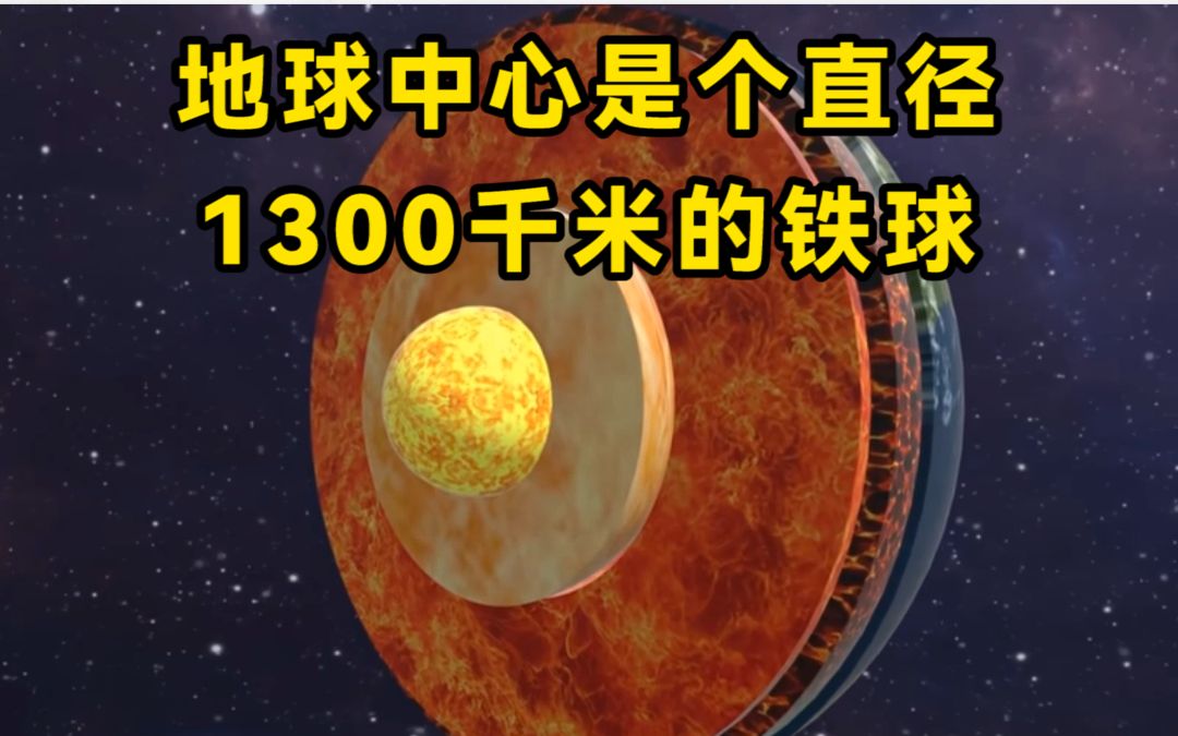 地球中心是个直径1300千米的铁球哔哩哔哩bilibili