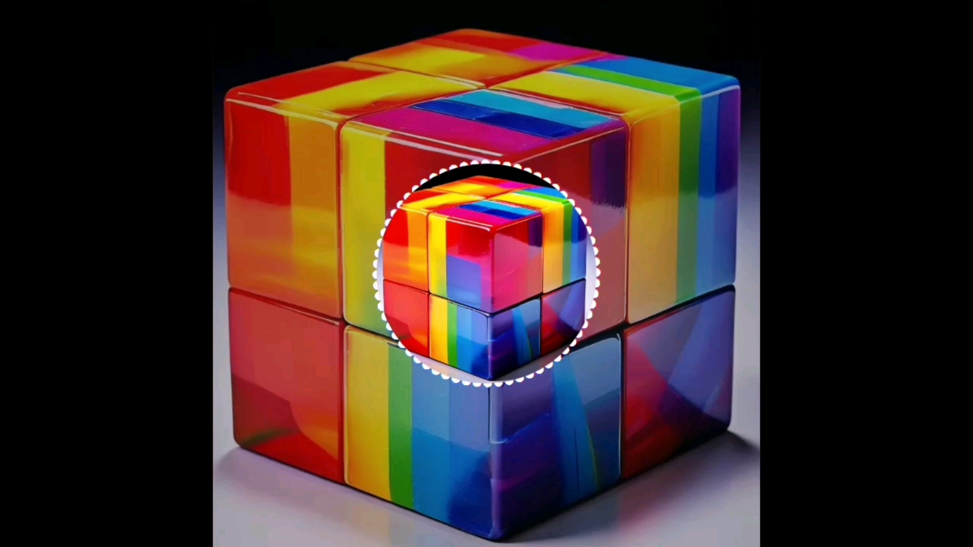 [音频可视化]《Color Cube》——浩林Hali哔哩哔哩bilibili