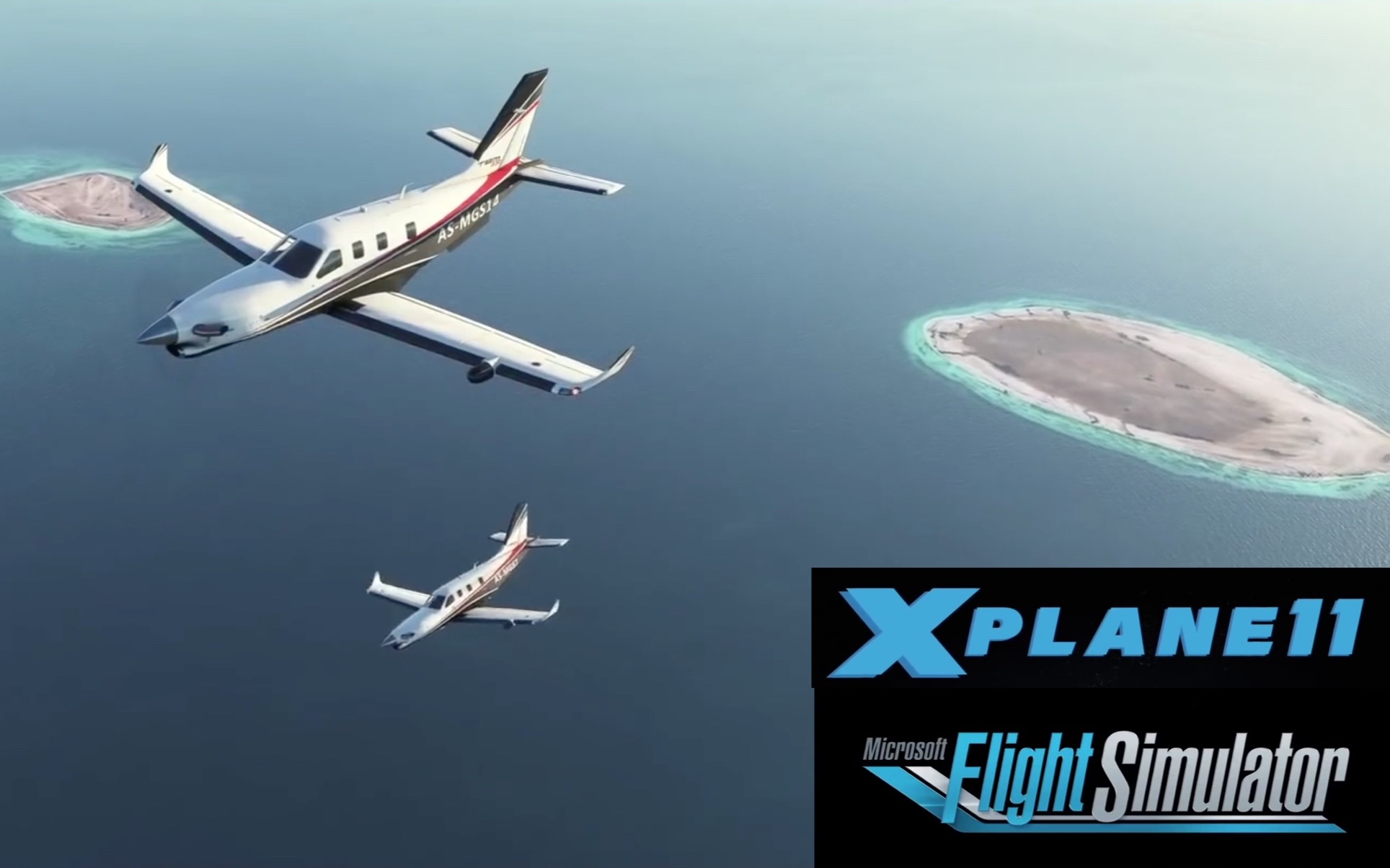 微软模拟飞行2020与xplane11预告片对比
