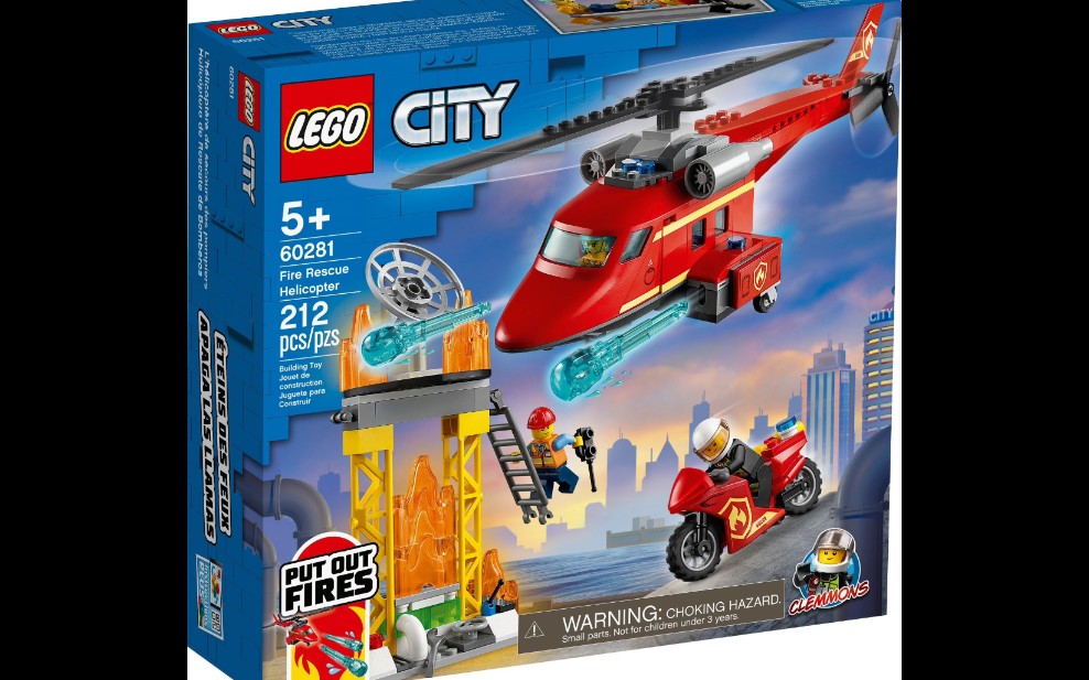 乐高 城市 60281 消防直升机 速组评测