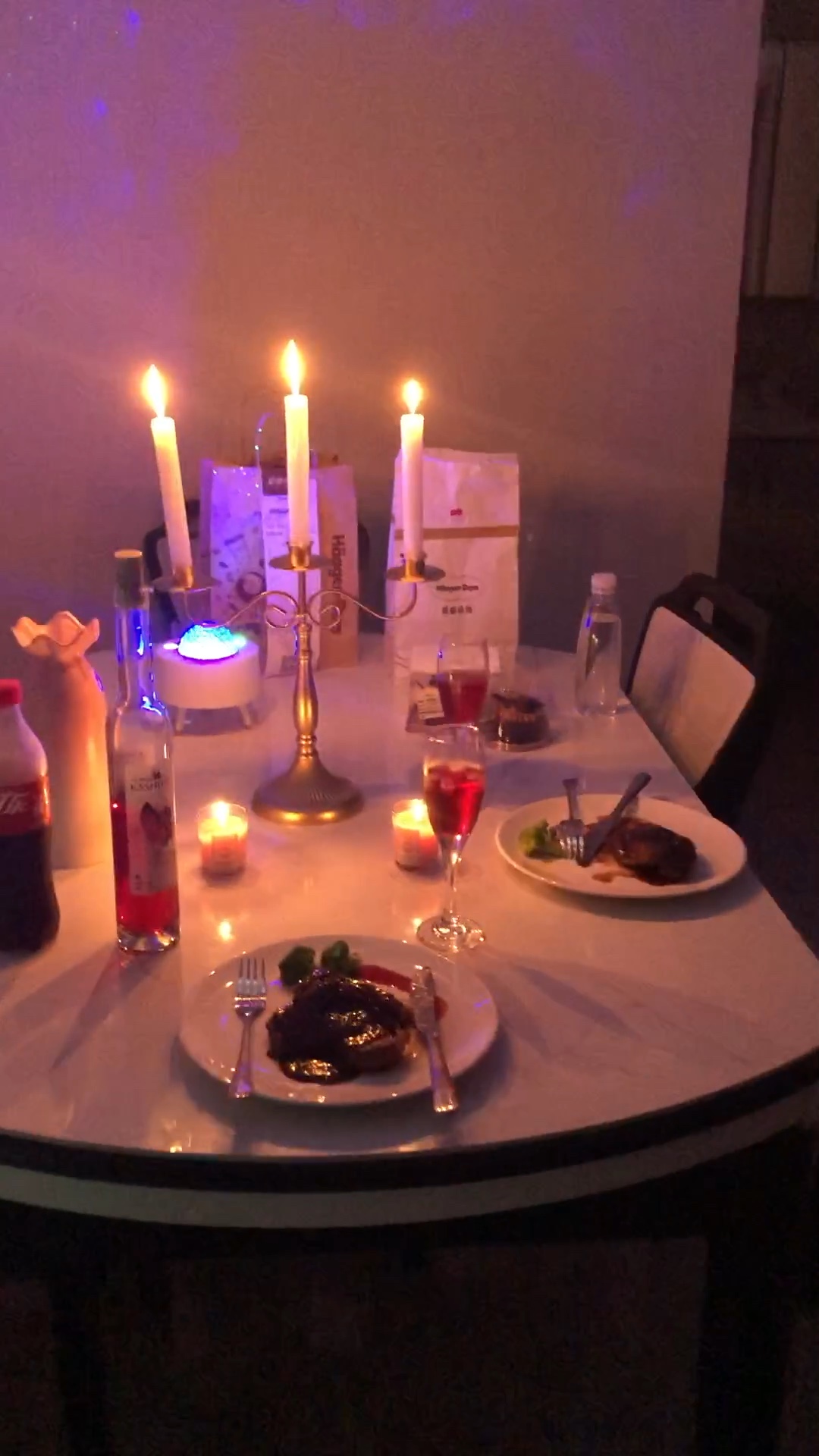 七夕,给媳妇儿@乔妹想要星星 准备个烛光晚餐