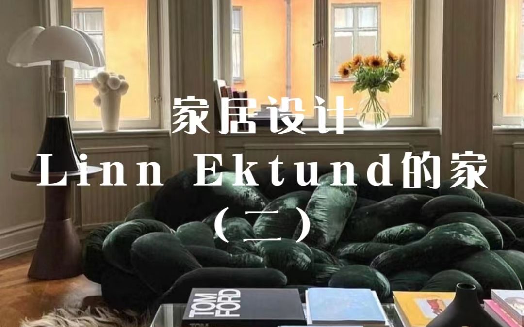 拒绝沉闷室内设计 不定式陈设 时尚博主Linn Eklund斯德哥尔摩的复古公寓哔哩哔哩bilibili