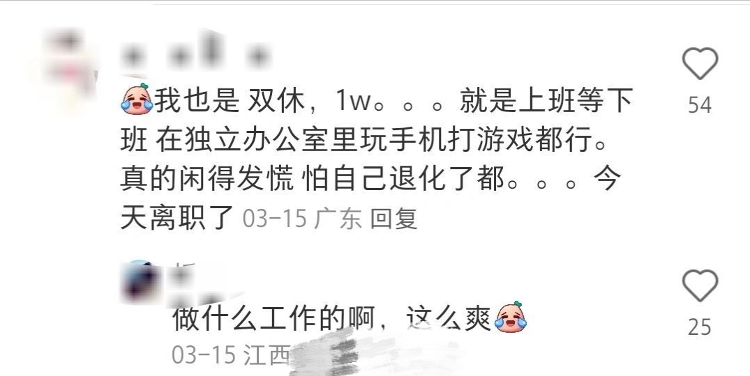 原来有种辞职叫工作太闲了,下次麻烦把公司名称也发出来可以吗?你们不干我干!!哔哩哔哩bilibili