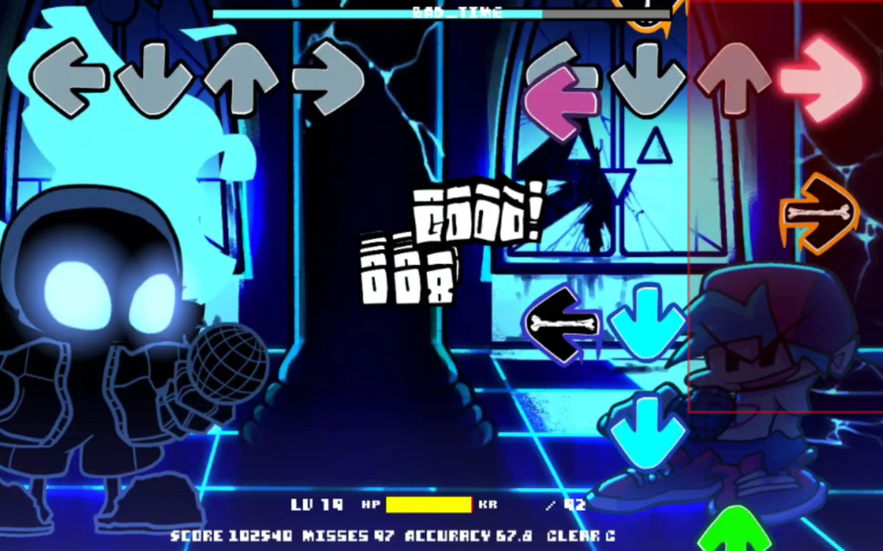 bad time梦魇sans过关大晚上的还要录困死了