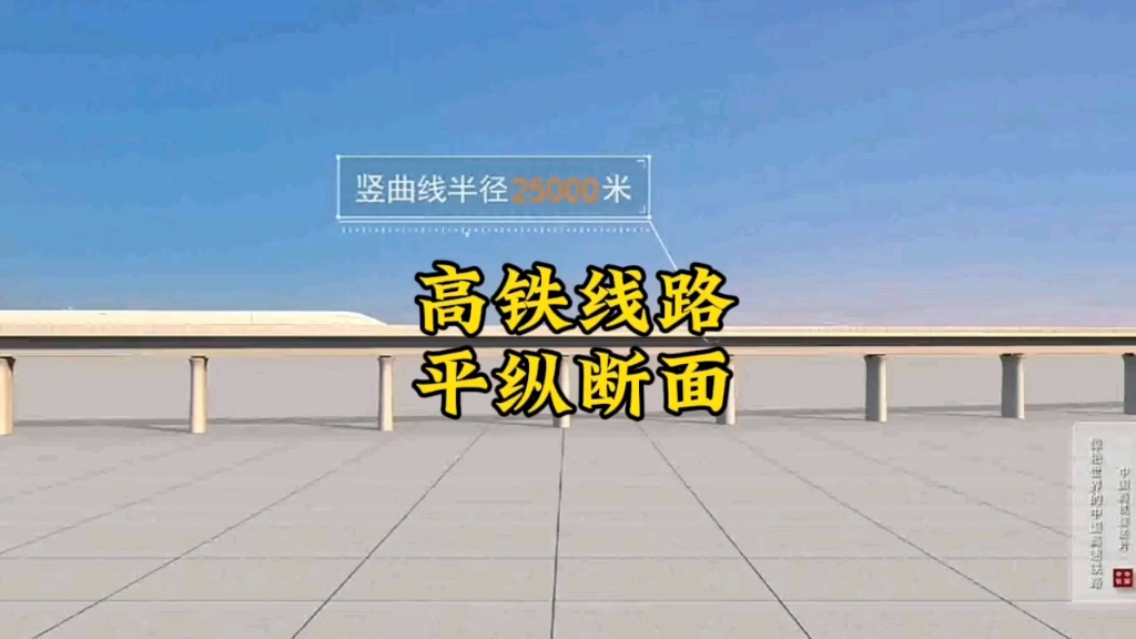 高铁线路的平面及纵断面哔哩哔哩bilibili