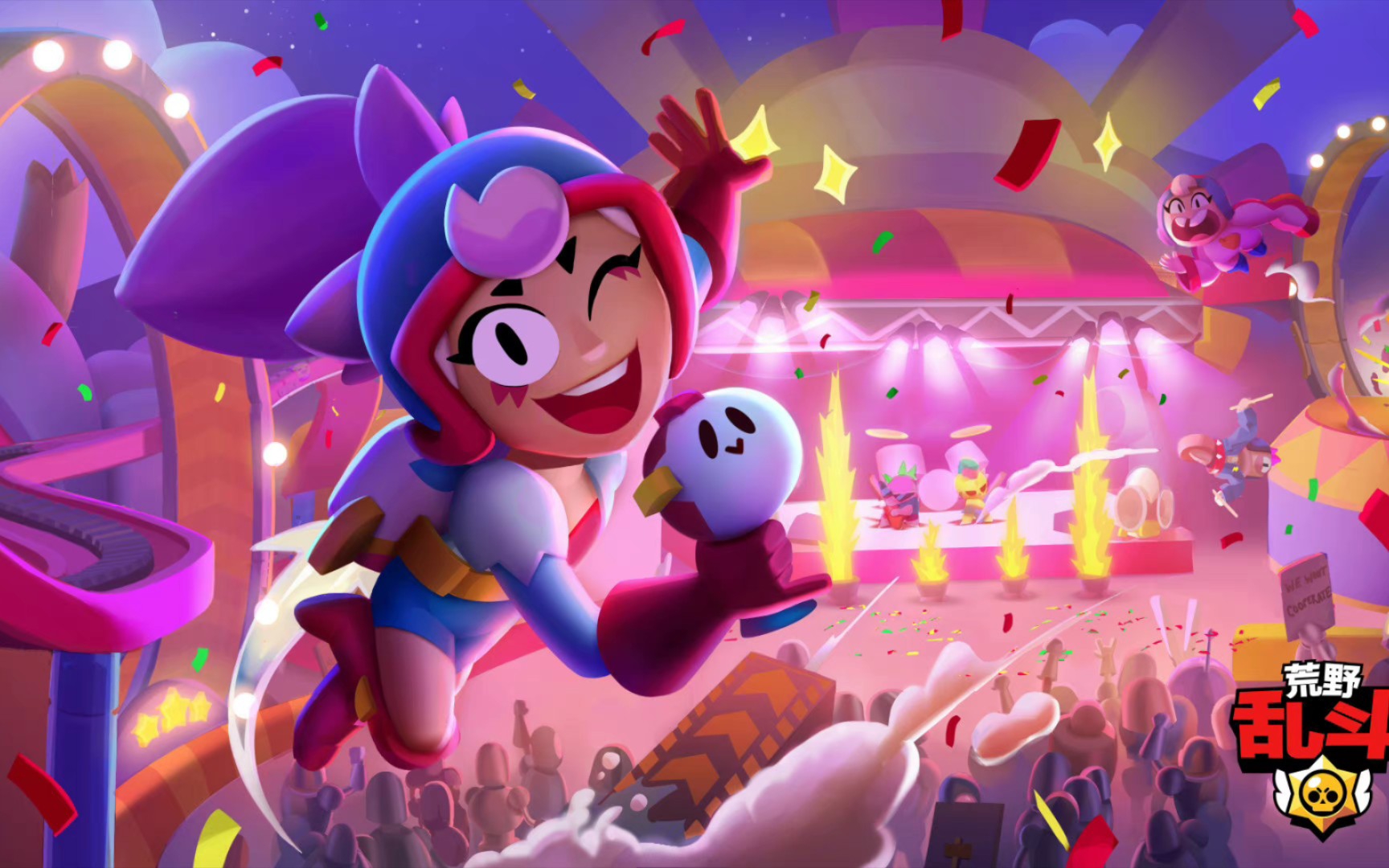 [荒野乱斗]珍妮特:小心哦 我可是会飞哒