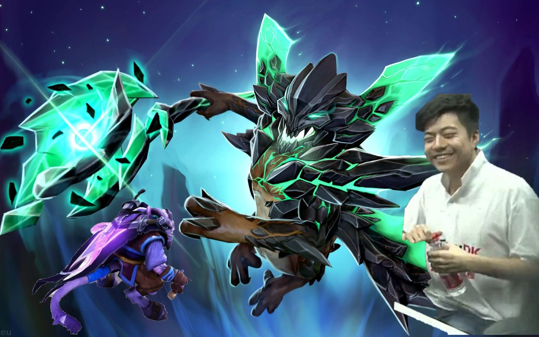 【dota2】burning大哥力丸碰钢背 居然变(hua)态(shui)杀(tang)戮