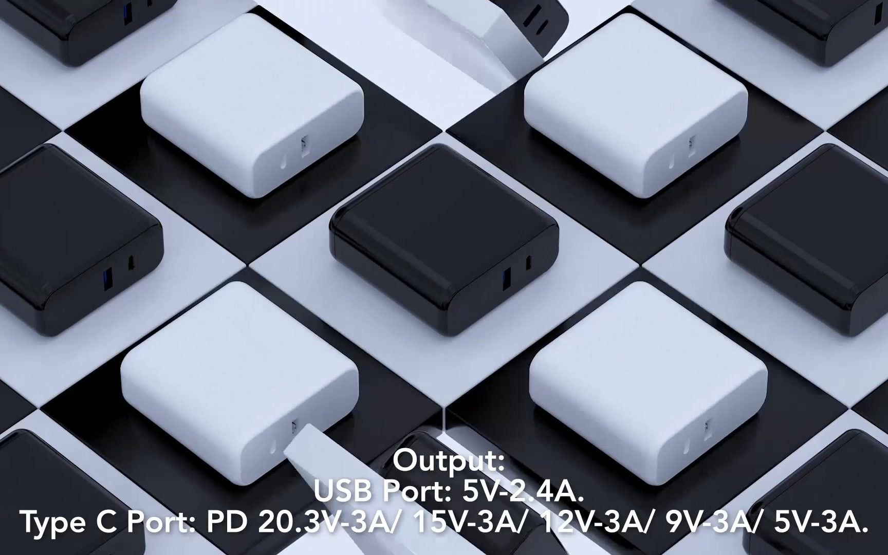 c4d产品动画亚马逊四口充电器展示动画by秦风