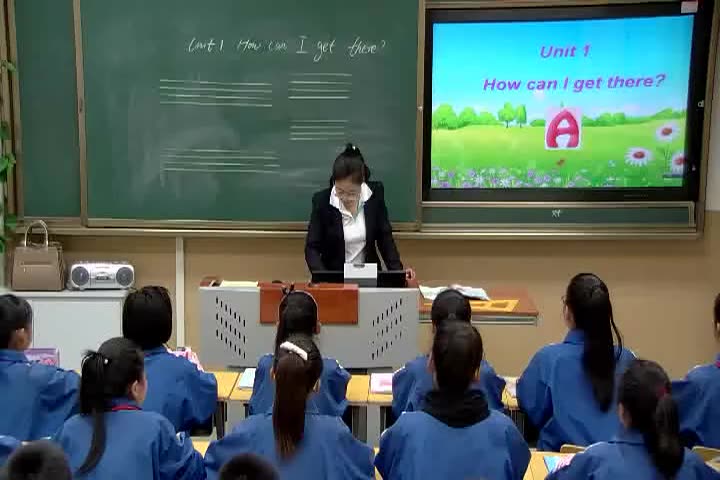 [图]人教版小学英语六年级上册Unit 1 How can I A-侯老师优质课公开课教学视频