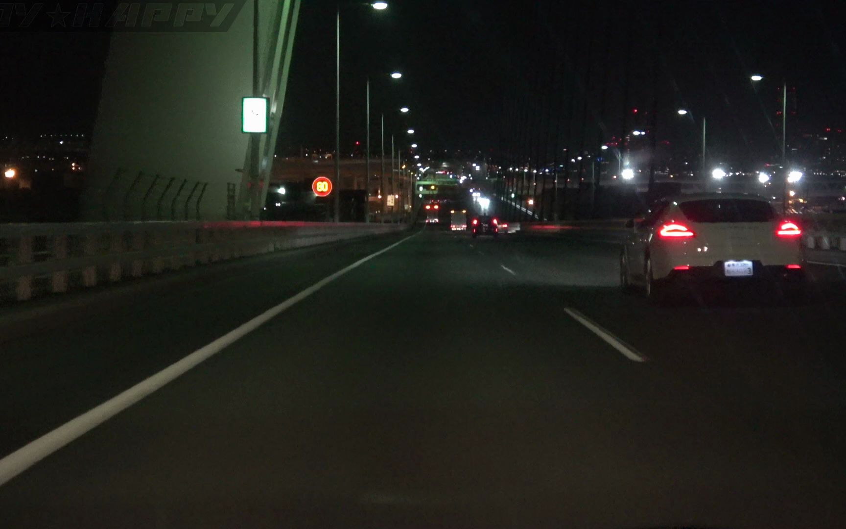 【倍速】日本首都高速夜间行车视频