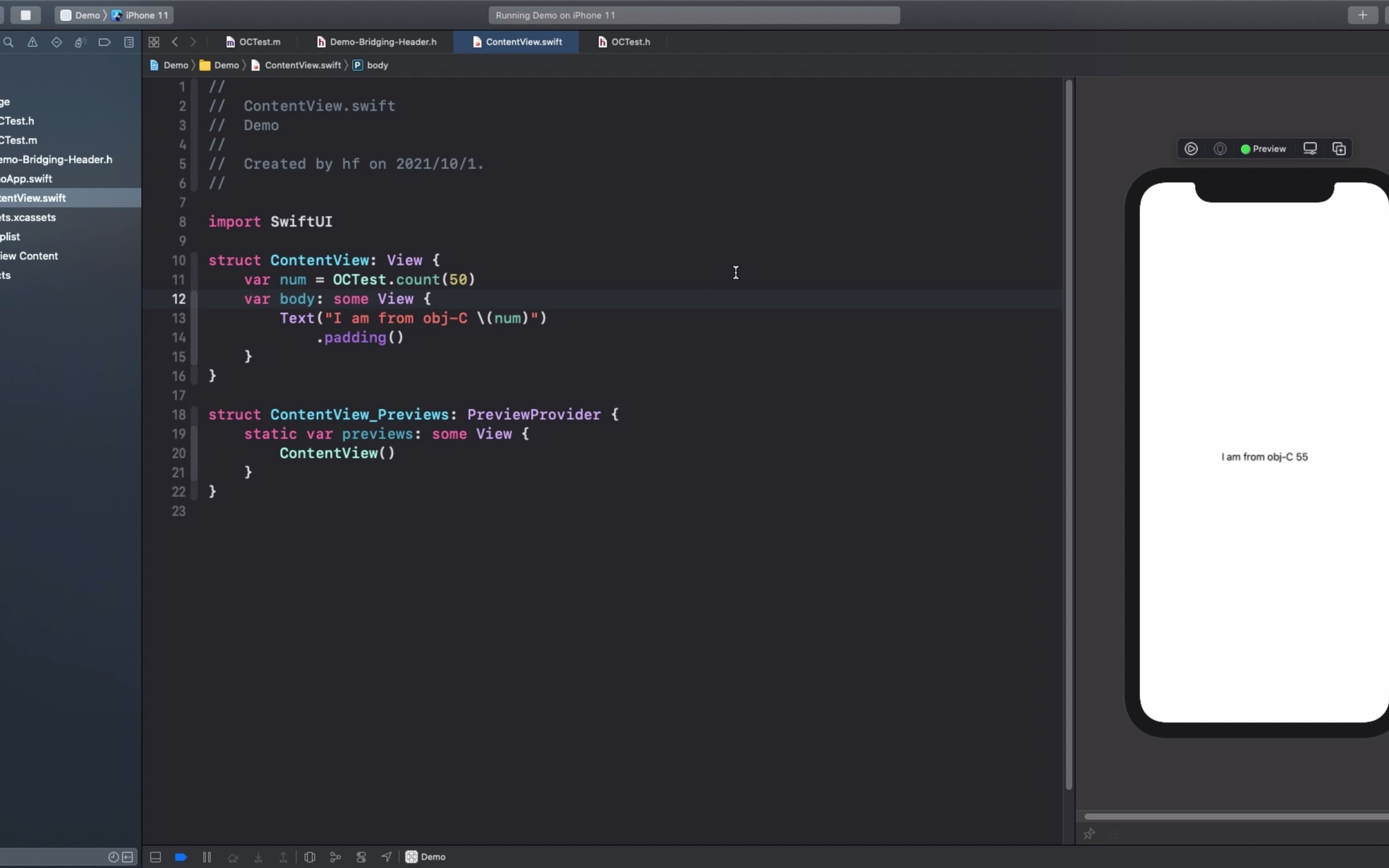 Swift objective c awesomeai awesomeai 