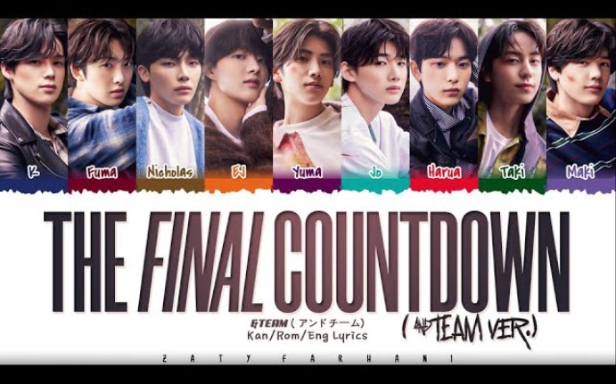 [图]【&TEAM】'The final countdown'选秀曲歌词分配