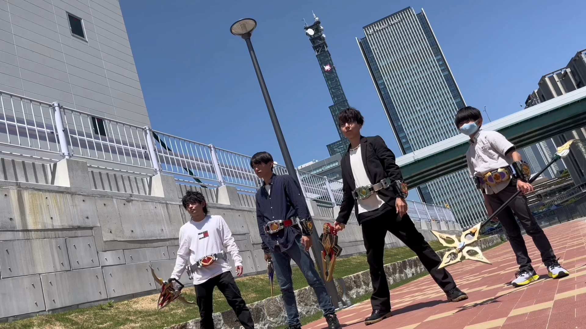 【特摄】假面骑士剑 外网cos 20周年!变身! 剑&卡利斯&格连&权杖!