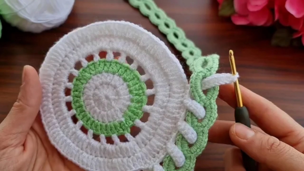 成人人惜命的最好方式是好好睡觉!钩针编织创意手工毛线杯垫