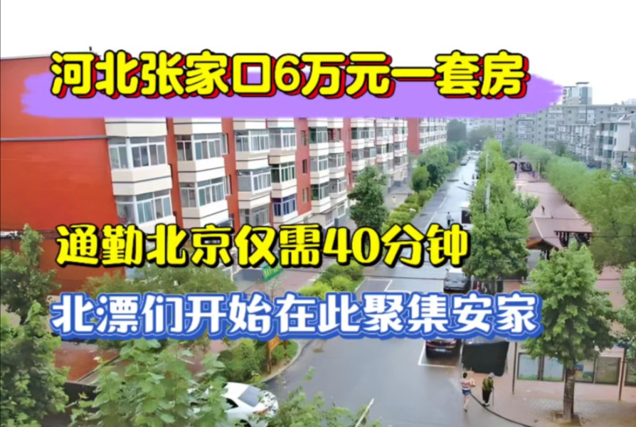 张家口6万元一套房,通勤北京仅需40分钟,北漂们开始在此聚集安家!哔哩哔哩bilibili