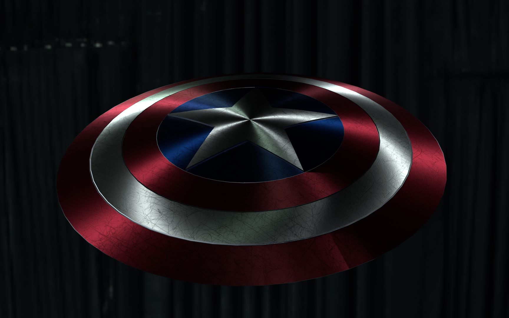 blender制作美国队长盾牌