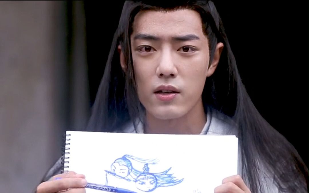 肖战绘画才华闪现,蓝二哥哥再度独特亮相!