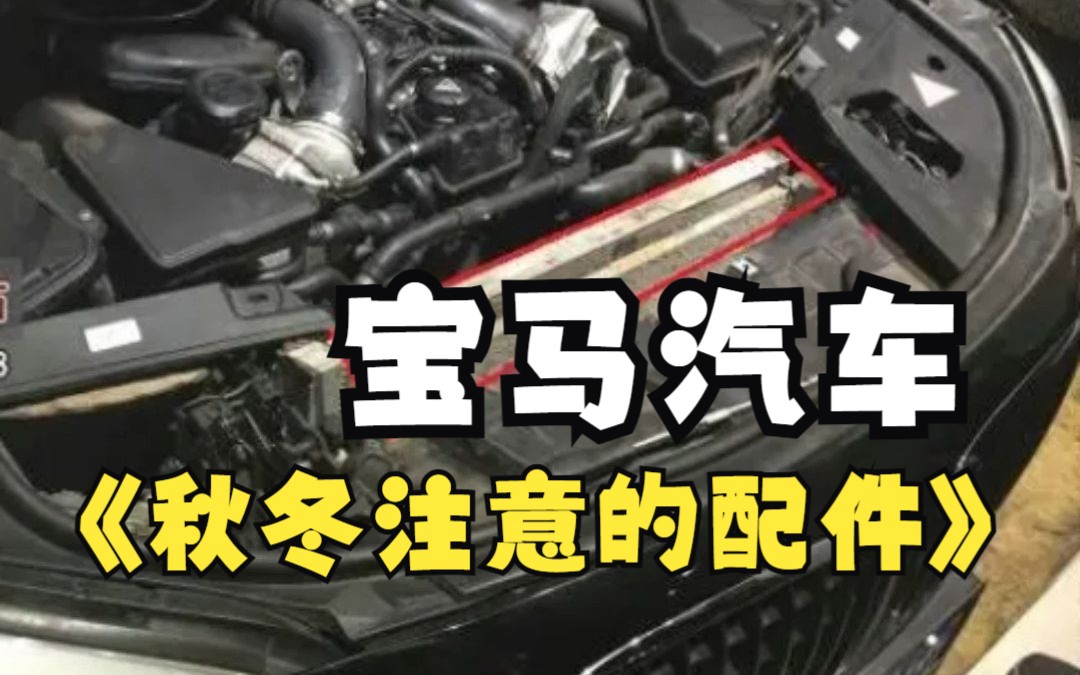 秋冬来临,宝马要接受降温的考验,要注意检查这些配件?哔哩哔哩bilibili