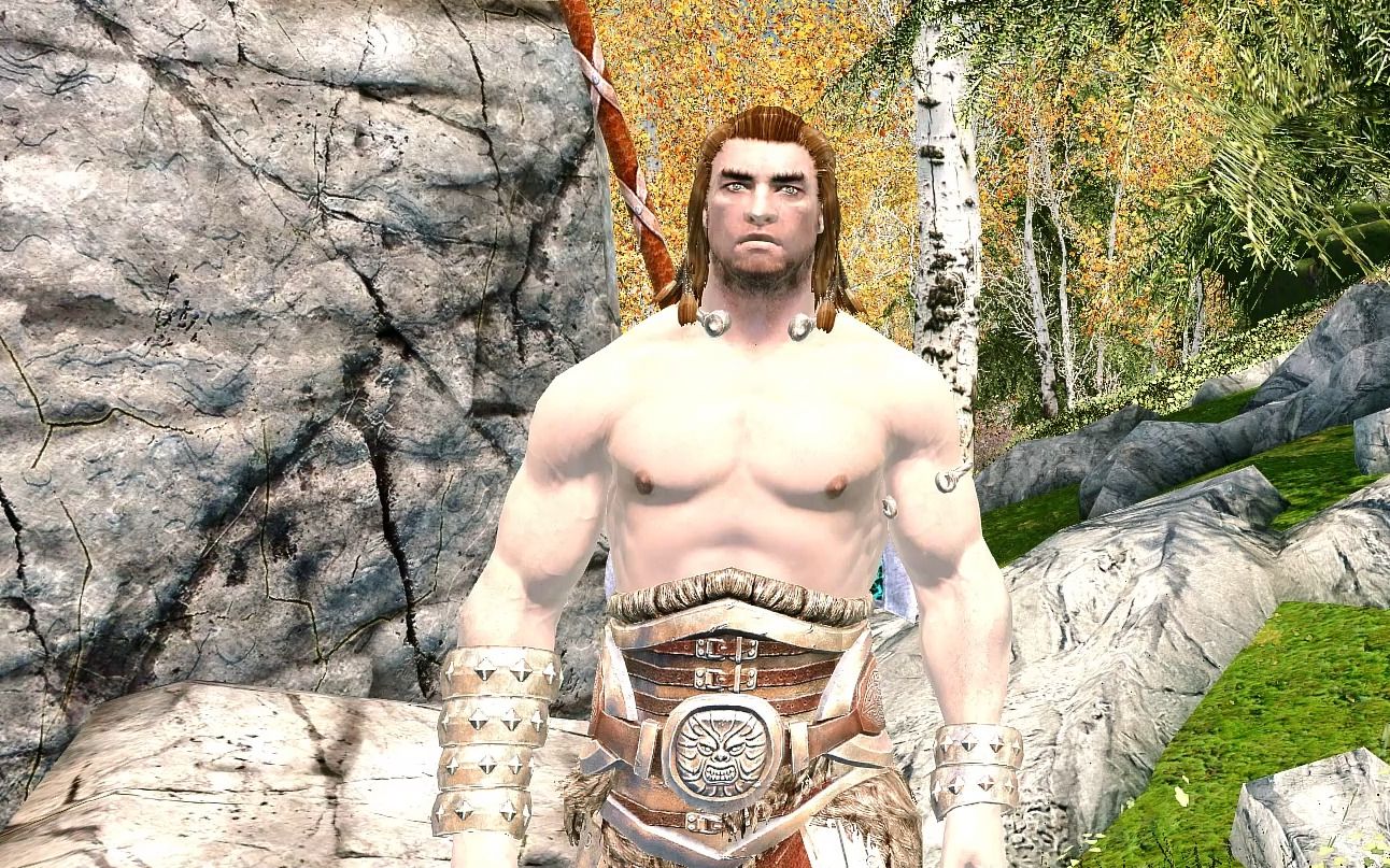 【上古卷轴5se 天际】随从之:苏恩(孙) - 松加德之英灵殿前鲸骨桥端