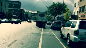 雨后上下班路上