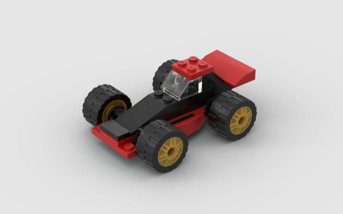 乐高搭建——mini赛车