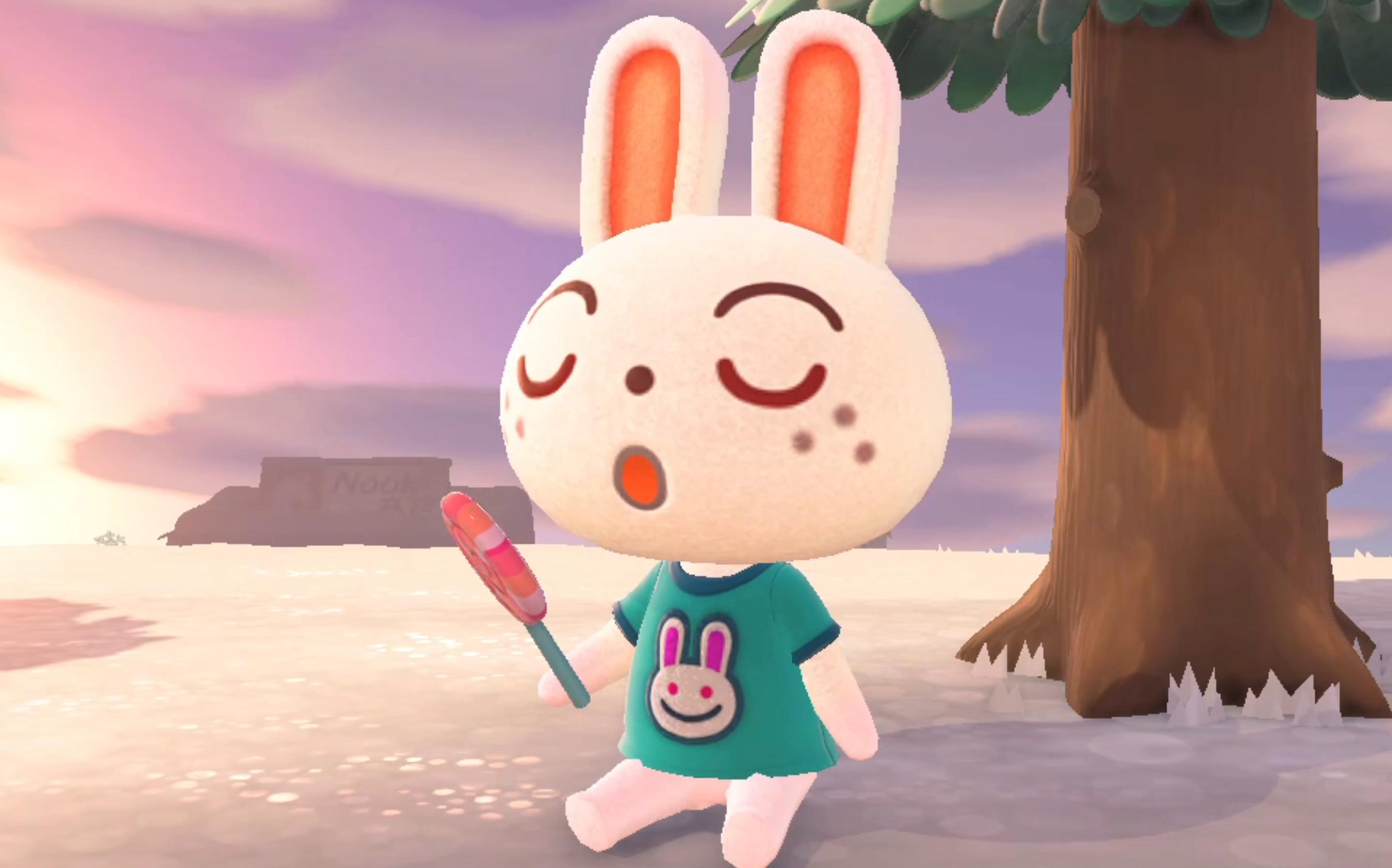 【动物森友会】月兔:来体验两分钟沉浸式吸兔