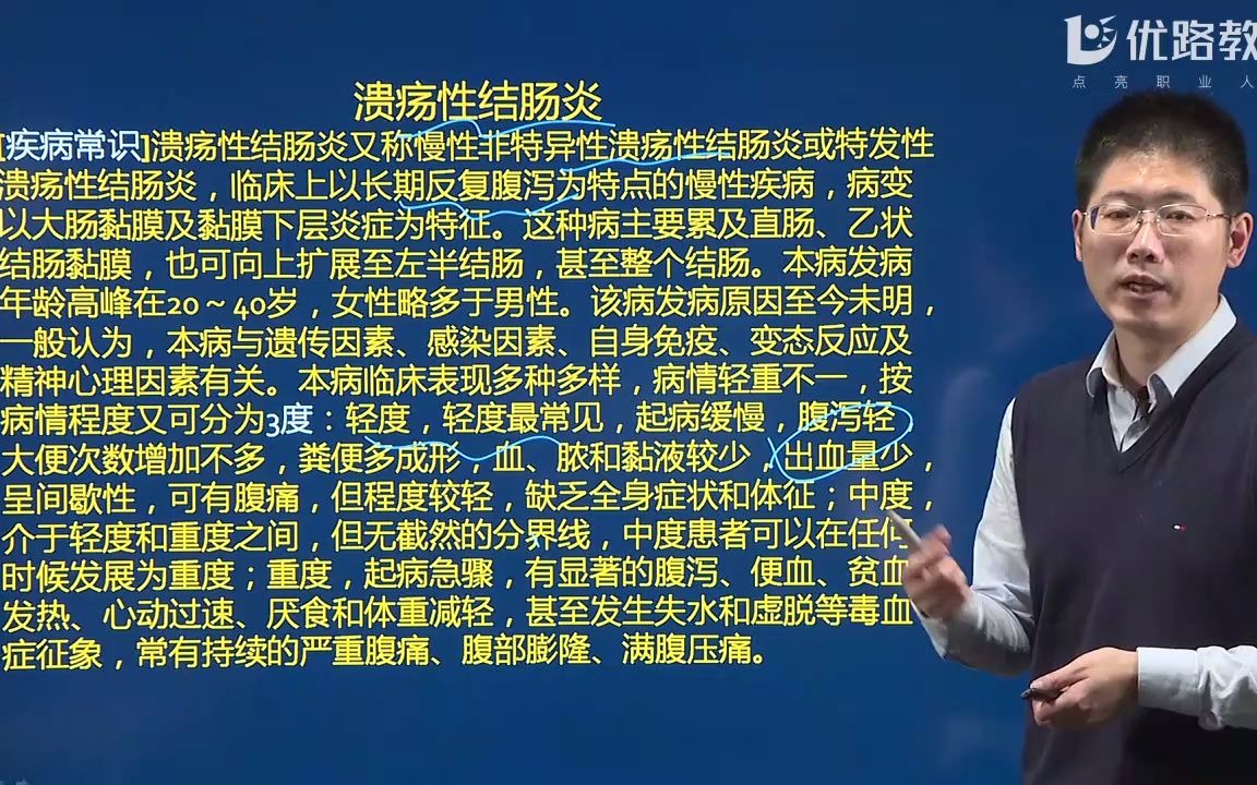 [图]执业药师《联合用药》案例分析 — 溃疡性结肠炎、慢性结肠炎、慢性腹泻