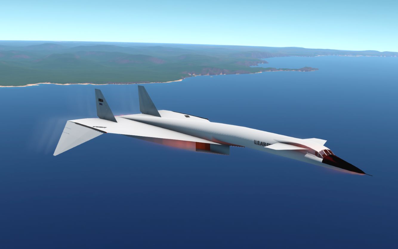 【简单火箭2】尝试控制xb-70女武神降落