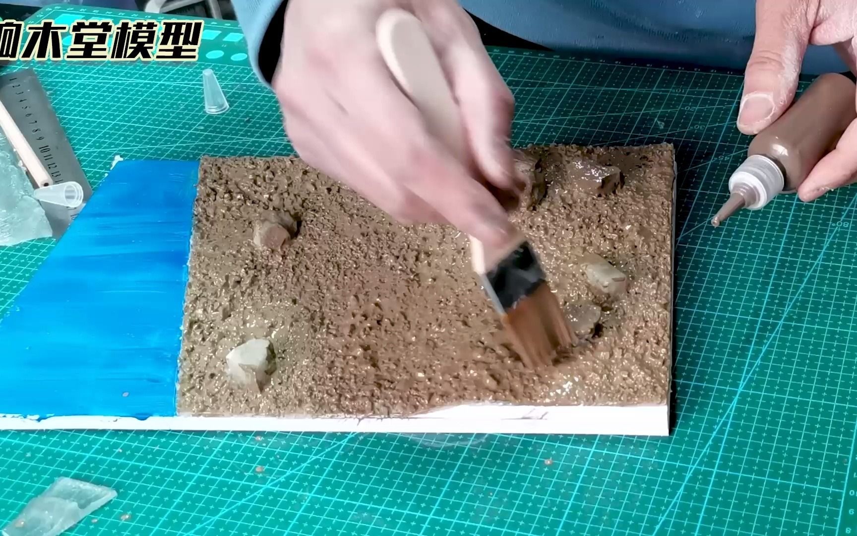 微缩场景模型手工DIY海滩模型场景制作教程哔哩哔哩bilibili